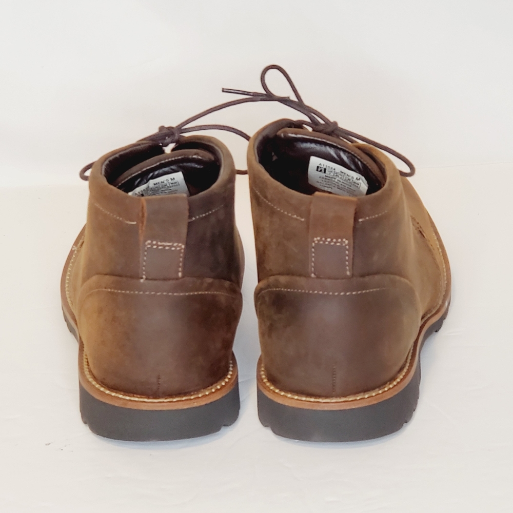 Rockport Men's Charson Brown Oiled Leather Chukka Boots - Picture 9 of 10